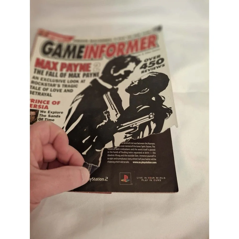Game Informer Magazine Issue 125 Max Payne 2 Xenosaga 2 Prince of Persia